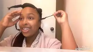 FIRST TIME SMALL BOX BRAIDS | X PRESSION KANEKALON BRAIDING HAIR  WITH A NEWBORN