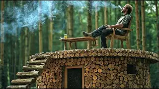 Primitive Skills: Building a Log Cabin Shelter with No Power Tools