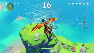 All 24 Echo Shells 🐚 locations (free Barbara skin) #genshinimpact #miHoYo
