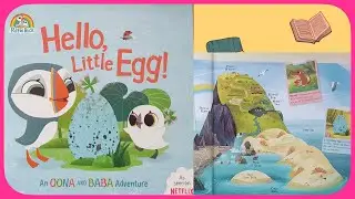 Puffin Rock Read Aloud Story Book | Hello Little Egg | Read Aloud Story Book For Kids