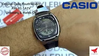 Распаковка и обзор часов Casio Youth Dual Time AW-81-1A1V WW0363