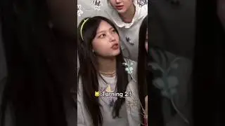 The cutest word Haerin spoke #newjeans #haerin #hanni #minji #danielle #hyein #viral #kpop #shorts