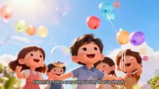 Bubbles in the Sky #nurseryrhymes  #babysongs #kidsmusic #babyrhymes #babyrhymes #englishrhymes  