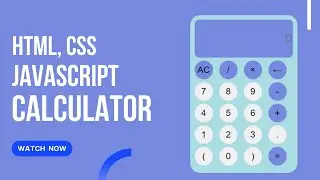 Calculator HTML CSS JS | Calculator App Project | How To Build A Calculator App With JavaScript
