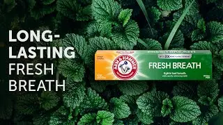 Freshness for Hours with Fresh Breath | ARM & HAMMER&trade; Toothpaste