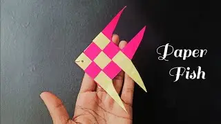 How To Make Easy Origami Paper Fish For Kids | Nursery Craft Ideas | PaperCraft Easy KIDS crafts