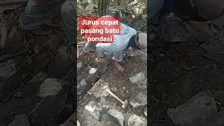 cara memasang batu pondasi yang baik dan benar