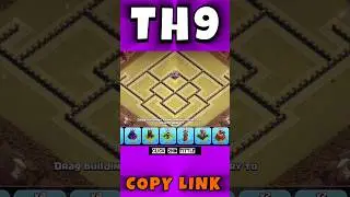 Th9 Best Cwl Base | August 2025 #clashofclans #geniusclash