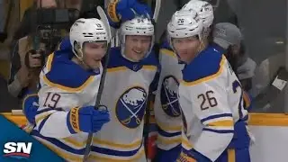 Sabres' Konsta Helenius Fires Home Point-Blank Snipe For First Career NHL Goal