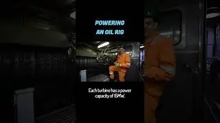 How Is Electricity Generated on an Oil Rig? 🏭⚡😮#shorts