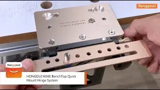 HONGDUI H040 BenchTop Quick Mount Hinge System Operation Tutorial - Shop on Banggood
