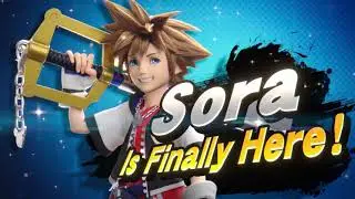 Super Smash Bros Ultimate Official Sora Reveal Trailer + Gameplay