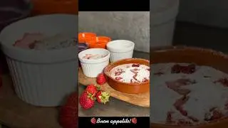 Клафути - французский пирог с клубникой Clafoutis - torta francese con fragole