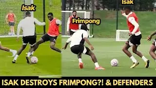 🔥⚽ ISAK DRIBBLES THROUGH FRIMPONG & LIVERPOOL DEFENDERS IN FIRST TRAINING &ndash; SLOT STUNNED! 😱🔴