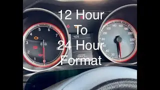 How to Change Instrument cluster Clock to 24-Hour Format from 12-Hour on Suzuki Swift & Baleno