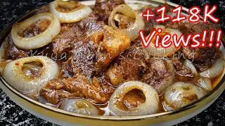SARAP TALAGA NITO GRABE!!! SIMPLENG SANGKAP, PANG HANDAAN ANG SARAP NITONG RICE KILLER PORK BISTEK!!