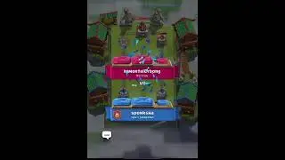 Destroying people with toxic e-barbs deck in clash royale