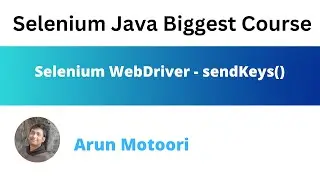 Selenium WebDriver - sendKeys()