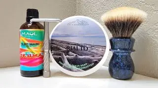 PNW Wetshavers - A A Shaving Rialto, Trotter Handcrafts Brush, & Blackland Razors Vector