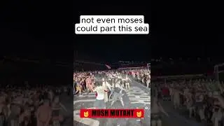 Moses Parts The Mosh Pit Seas