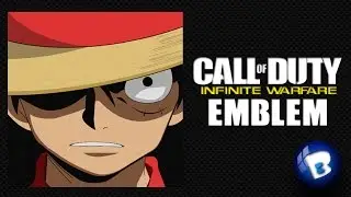 Infinite Warfare Emblem Tutorial 010 -   Monkey.D Luffy by Babifoot