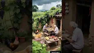 🌺🌳Serene Village Morning: Cozy Breakfast & Windy Weather🌾 #shorts #viralvideo #viilagelife #nature