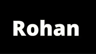 💕❣️Rohan name art vedio❣️ 💕