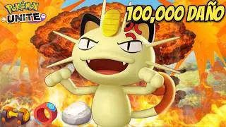 MEOWTH YA LLEGÓ pero sin el EQUIPO ROCKET | 100k de DAÑO + 20 KILLS ! | Pokémon Unite