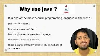 why use java ? why use java programming language
