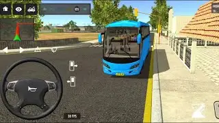 Euro Bus Driving Game Public Transportation 2024 - Indonesia Bus Simulator Android Gameplay #73