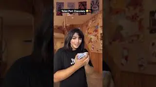 Toilet Port Chocolate 🥲🍫 |  Hassu