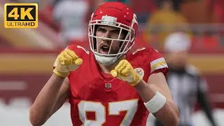 Madden Wild Card #2 - Miami Dolphins vs Kansas City Chiefs | Snow Gameplay [4K60FPS]