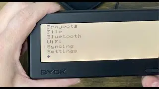 This Writing Device is amazing! The BYOK (Bring Your Own Keyboard) arrives!