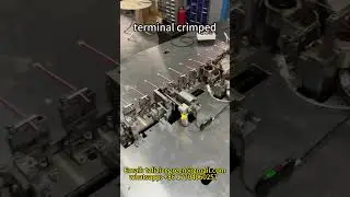 Crimp Like a Pro &mdash; Fully Automatic Terminal Crimping Machine for Precision #shortsfeed #shorts