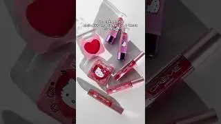 The CR&Egrave;ME Shop Hello Kitty & Friends, Lip & Cheek Essentials. #hellokitty #makeup #makeuplover