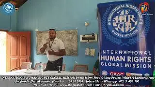 IHRGM Dress & Dry Food Giving Project With Sri Lankan Army  for flood-affected people   (Day 40)  