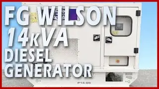 Used FG Wilson 14kVA Diesel Generator - XP22102 | #fgwilson Authorised Dealer