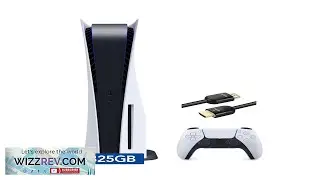PlayStation 5 Disc Version 825GB SSD Console with Wireless Dualsense Controller