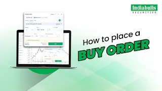 How to Place a Buy Order in Indiabulls Securities Limited - Web Application | Step-by-Step Guide