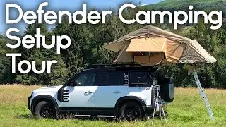 Land Rover NEW Defender L663 Camping Setup Tour & 