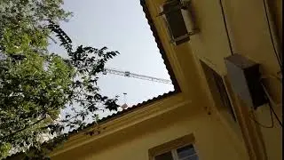 укроп опять таскает груз над нашим домом VID 20190725 134016