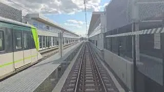REM ride during the last day of service until August 18, 2025 🚝 Central Station to Brossard Station