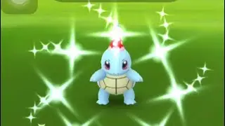 ✨Shiny ✨💧Party Hat 🎉🐢 Squirtle In Pok&eacute;mon Go  #shorts #pokemongo #pokemon #squirtle #shinypokemon