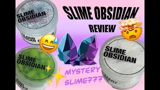 ✨100% HONEST ✨ - SLIME OBSIDIAN Review! ASMR Review Video ❤️
