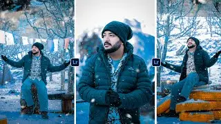 Winter Tone Lightroom Photo Editing || Blue Tone Lr Editing || Sachin Editz