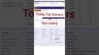 13/05/24 Top Gainers & Top Losers #stocks #sharemarket