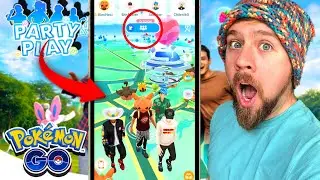 HOW TO USE *PARTY PLAY* IN POKEMON GO.. THIS IS SO MUCH FUN!!