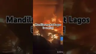 The fire outbreak at Mandilas Market on Lagos Island is rapidly spreading to nearby  #lagosmarket