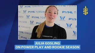 Toronto Sceptres' Julia Gosling Discusses Her First Season in the PWHL