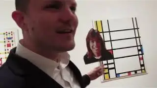 David Cassidy Tribute Walk to MOMA - Piet Mondrian